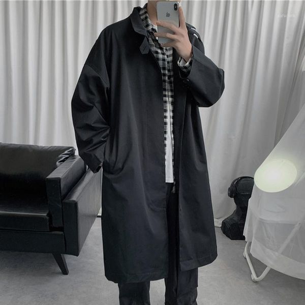 ewq / men's and women's wear 2020 spring new windbreaker long style handsome loose coat solid color casaul overcoat trend1, Tan;black
ewq / men's and women's wear 2020 spring new windbreaker long style handsome loose coat solid color casaul overcoat trend1, Tan;black