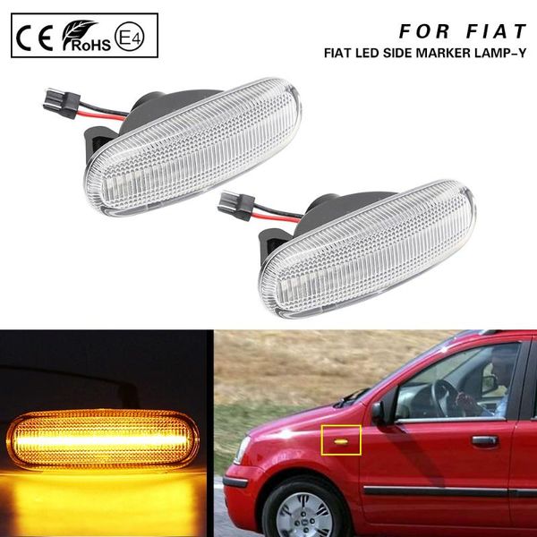 for bipper box van tepee lancia musa clear led side marker light turn signal lamp 2x
for bipper box van tepee lancia musa clear led side marker light turn signal lamp 2x