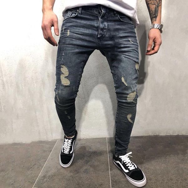 men's jeans men vintage gray washed ripped skinny hip hop destroyed frayed slim large size motorcycle joggers denim pants 5xl, Blue
men's jeans men vintage gray washed ripped skinny hip hop destroyed frayed slim large size motorcycle joggers denim pants 5xl, Blue