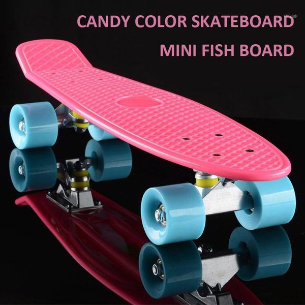 skateboarding kids children 56*15cm colorful candy fish board scooter skateboard retro penny flash wheel truck bearings mini skate1
skateboarding kids children 56*15cm colorful candy fish board scooter skateboard retro penny flash wheel truck bearings mini skate1