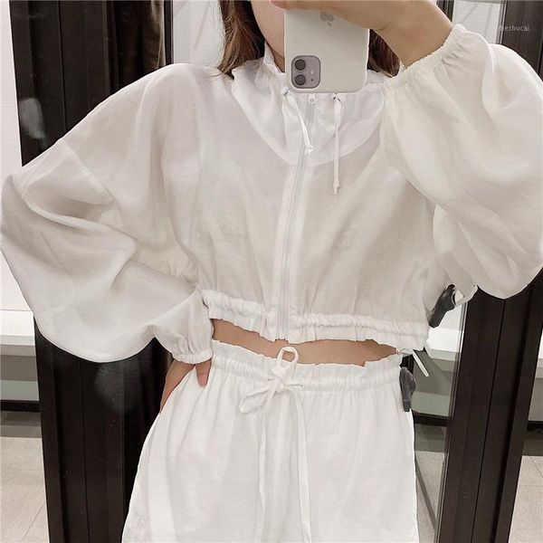2020 autumn fashion women crop blouses white zipper long sleeve female shirts chic streetwear1
2020 autumn fashion women crop blouses white zipper long sleeve female shirts chic streetwear1