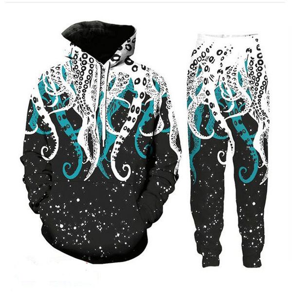 new men/womens ocs tentacles funny 3d print fashion tracksuits crewneck hip hop sweatshirt and pants 2 pcs plus size long sleeve hoodies, Gray
new men/womens ocs tentacles funny 3d print fashion tracksuits crewneck hip hop sweatshirt and pants 2 pcs plus size long sleeve hoodies, Gray
