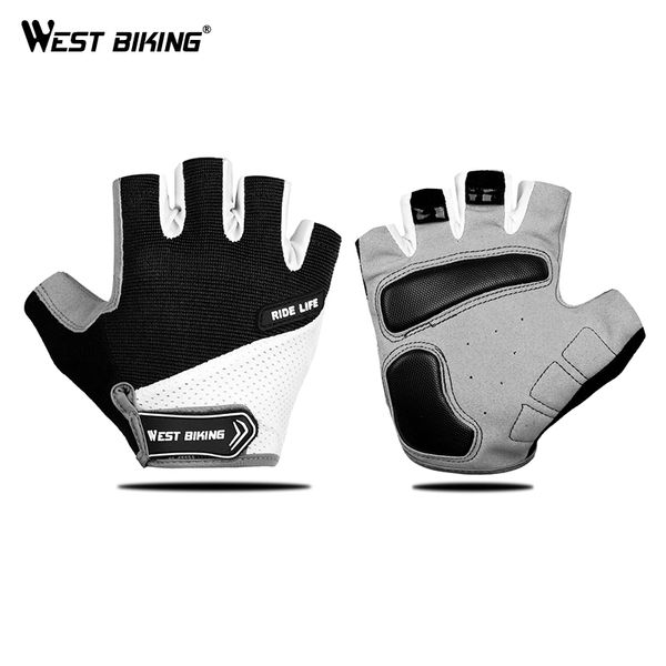 west biking breathable half finger cycling anti slip pad motorcycle mtb road bike men women sports bicycle gloves, Blue;gray
west biking breathable half finger cycling anti slip pad motorcycle mtb road bike men women sports bicycle gloves, Blue;gray