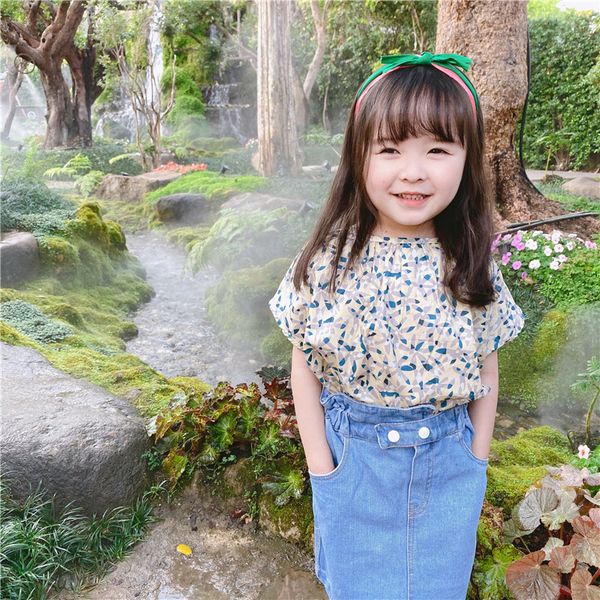 summer baby girls floral raglan sleeve loose clothes cotton short sleeve casual tees y200704, White;black
summer baby girls floral raglan sleeve loose clothes cotton short sleeve casual tees y200704, White;black