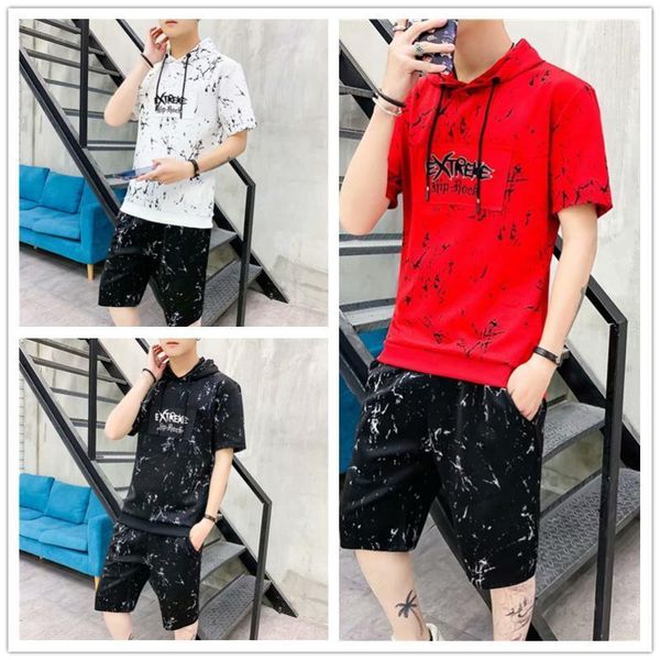 fashion casual men's suit summer hooded sweatshirt drawstring outfit sportswear 2020 male suit pullover two piece size s-3xl1, Gray
fashion casual men's suit summer hooded sweatshirt drawstring outfit sportswear 2020 male suit pullover two piece size s-3xl1, Gray