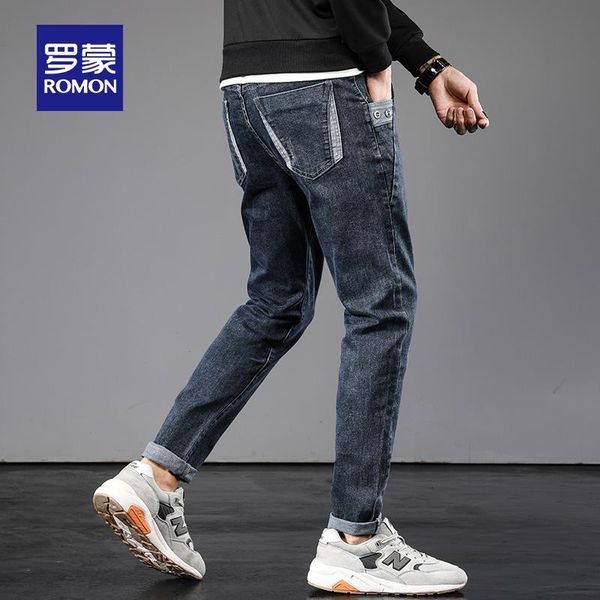 romon men's jeans 2020 autumn thick slim stretch pants youth korean fashion casual pants, Blue
romon men's jeans 2020 autumn thick slim stretch pants youth korean fashion casual pants, Blue