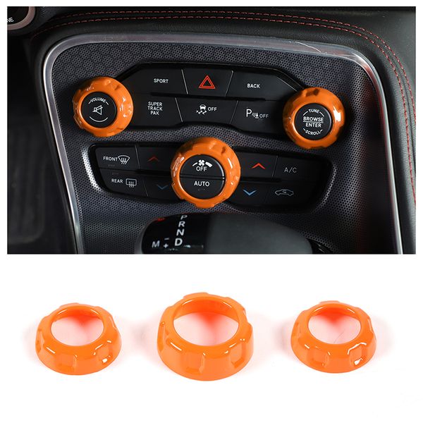 orange audio knob cover audio switch knob air conditioning switch ring for dodge challenger /charger 2015 up interior accessories
orange audio knob cover audio switch knob air conditioning switch ring for dodge challenger /charger 2015 up interior accessories