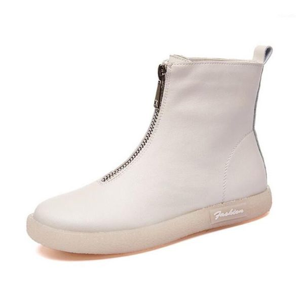 boots 2021 spring genuine leather soft bottom casual all-match high-shoes side zipper nude size 35 to 411, Black 
boots 2021 spring genuine leather soft bottom casual all-match high-shoes side zipper nude size 35 to 411, Black