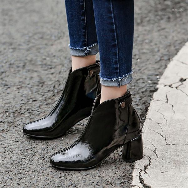 2019 fashion ankle boots for women black gray yellow womens shoes high heel patent pu leather winter bootie plus size1
2019 fashion ankle boots for women black gray yellow womens shoes high heel patent pu leather winter bootie plus size1
