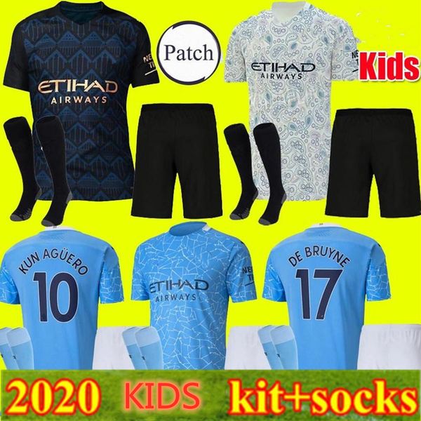 20 21 city soccer jersey 2020 2021 kids sterling football shirt manchester kun aguero de bruyne gesus bernardo mahrez kids kit +socks sets, Black
20 21 city soccer jersey 2020 2021 kids sterling football shirt manchester kun aguero de bruyne gesus bernardo mahrez kids kit +socks sets, Black