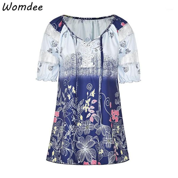 spring summer shirts women casual fashion short sleeve v neck lace patchwork floral print blouses size 5xl 20181, White
spring summer shirts women casual fashion short sleeve v neck lace patchwork floral print blouses size 5xl 20181, White