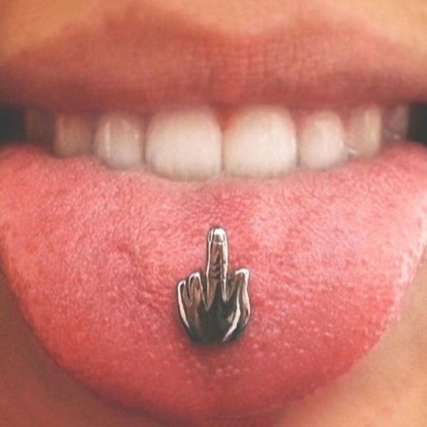 1pc stainless steel tongue rings middle finger tongue barbell 16mm slave ring piercing barbell forbidden piercing body jewelry q sqcyzw, Silver
1pc stainless steel tongue rings middle finger tongue barbell 16mm slave ring piercing barbell forbidden piercing body jewelry q sqcyzw, Silver