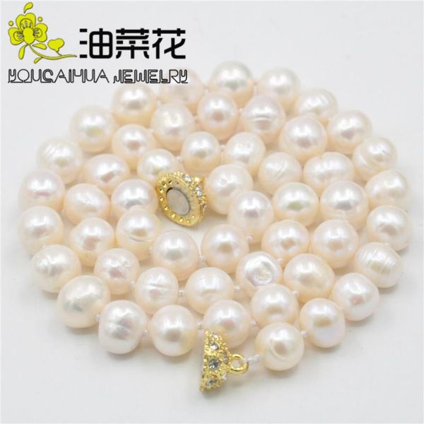 chains charming beautiful fashion jewelry natural 8-9mm white akoya cultured pearl necklace hand made 18" 14kgp clasp sp0368, Silver
chains charming beautiful fashion jewelry natural 8-9mm white akoya cultured pearl necklace hand made 18" 14kgp clasp sp0368, Silver