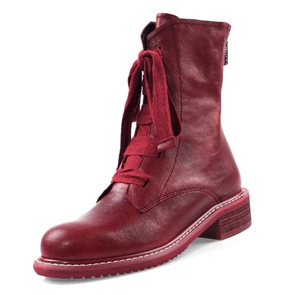 2021 female ankle platforms women's lace shoes whoppers leather boots genuine size 42 zh34, Black
2021 female ankle platforms women's lace shoes whoppers leather boots genuine size 42 zh34, Black