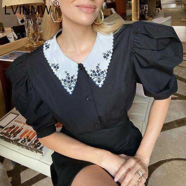 lvinmw fashion flower embroidery turn-down collar blouse new 2020 summer women puff half sleeve button patchwork streetwear1, White
lvinmw fashion flower embroidery turn-down collar blouse new 2020 summer women puff half sleeve button patchwork streetwear1, White