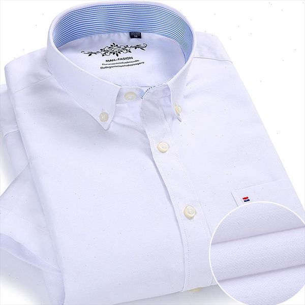 summer oxford cotton men shirt short sleeve white social shirt casual solid formal comfort button down official work dress shirt, White;black
summer oxford cotton men shirt short sleeve white social shirt casual solid formal comfort button down official work dress shirt, White;black