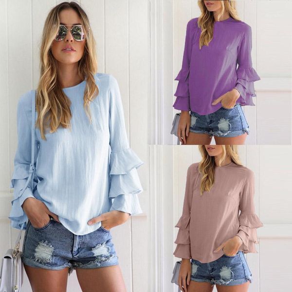 women's 2020 autumn ladies elegant blouses shirts o neck 3/4 sleeve solid casual loose pullover plus size fold sleeve thin 1, White
women's 2020 autumn ladies elegant blouses shirts o neck 3/4 sleeve solid casual loose pullover plus size fold sleeve thin 1, White