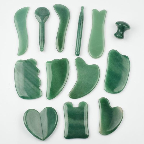 gua sha board green aventurine face massage tool back head foot scraper acupuntura therapy crystal stone massager
gua sha board green aventurine face massage tool back head foot scraper acupuntura therapy crystal stone massager