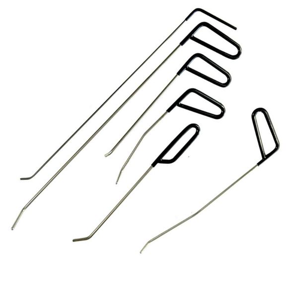 6pcs pdr tool kit - perfect for door dings hail repair and dent removal hook - dent repair tool set
6pcs pdr tool kit - perfect for door dings hail repair and dent removal hook - dent repair tool set