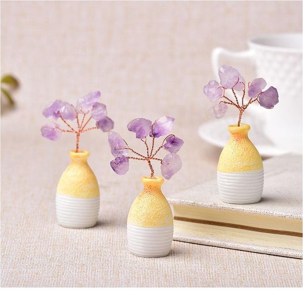 1pc natural amethyst tree vase crystal quartz mineral ornaments tree of life home decoration lucky tree healing vase jllmnk, Black
1pc natural amethyst tree vase crystal quartz mineral ornaments tree of life home decoration lucky tree healing vase jllmnk, Black