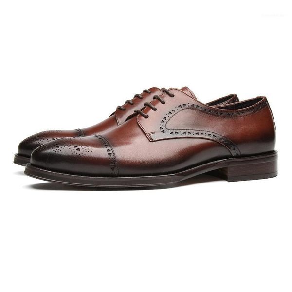 dress shoes fashion black / deep brown formal mens business genuine leather oxfords boys groom1
dress shoes fashion black / deep brown formal mens business genuine leather oxfords boys groom1