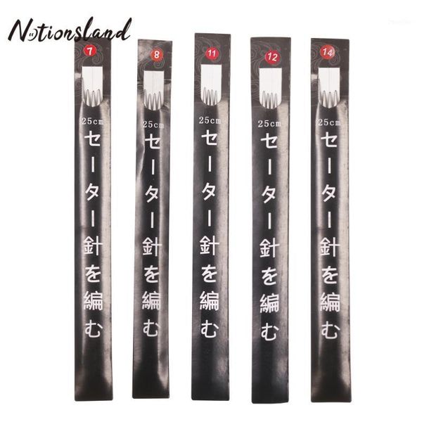 25cm 4pcs/set straight knitting needles stainless steel crochet hook diy sweater weave knitting tools size 2-4.5mm1, Black
25cm 4pcs/set straight knitting needles stainless steel crochet hook diy sweater weave knitting tools size 2-4.5mm1, Black
