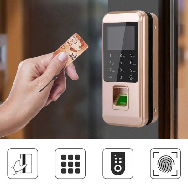 glass door password fingerprint lock 125khz rfid smart remote control access system smart door locks intelligent door lock
glass door password fingerprint lock 125khz rfid smart remote control access system smart door locks intelligent door lock