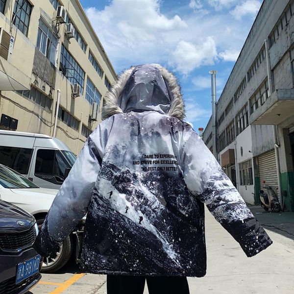 men's down & parkas 2021 winter mens padded jacket with fur collar hood korean fashion trends oversized harajuku clothing thick cotton, Black
men's down & parkas 2021 winter mens padded jacket with fur collar hood korean fashion trends oversized harajuku clothing thick cotton, Black