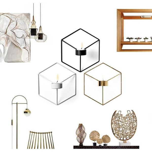 nordic style 3d geometry candlestick metal wall hexagon candle holder sconce tealight matching wedding decoration home decor
nordic style 3d geometry candlestick metal wall hexagon candle holder sconce tealight matching wedding decoration home decor
