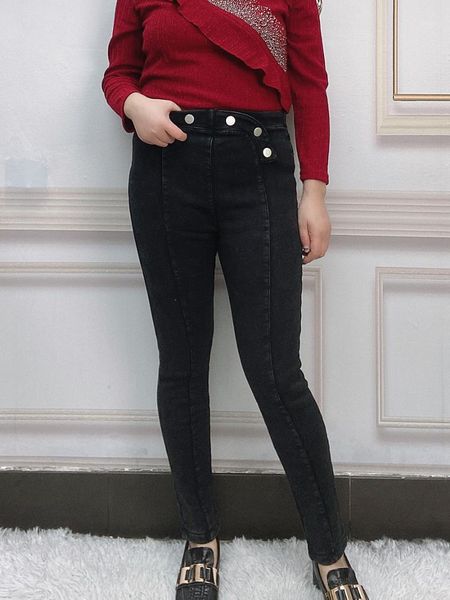 women's jeans winter women oversize pencil pants high waist thick fleece liner warm stretch slim denim trousers fashion clothes 20211, Blue
women's jeans winter women oversize pencil pants high waist thick fleece liner warm stretch slim denim trousers fashion clothes 20211, Blue