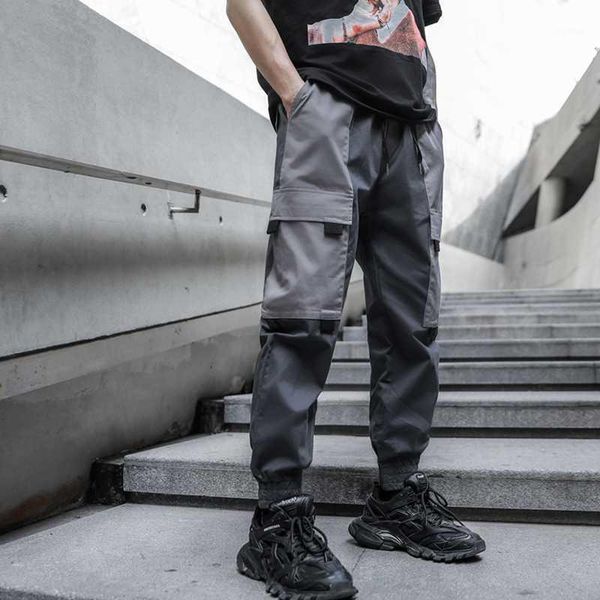 2020 new men cargo pants streetwear male casual trousers sweatpants hip hop harajuku ribbons trousers1, Black
2020 new men cargo pants streetwear male casual trousers sweatpants hip hop harajuku ribbons trousers1, Black