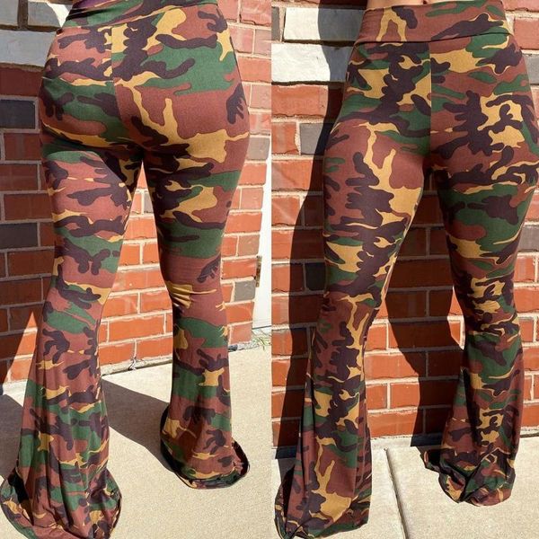ar5051 european and american 2021 women's clothing personality camouflage flared pants nightclub, Black;white
ar5051 european and american 2021 women's clothing personality camouflage flared pants nightclub, Black;white