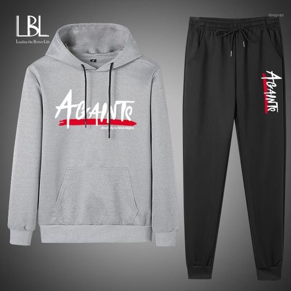 hooded men sportswear sets spring 2020 new casual tracksuits mens two piece suit hoodies sweatshirt + sweatpants male sweatsuit1, Black
hooded men sportswear sets spring 2020 new casual tracksuits mens two piece suit hoodies sweatshirt + sweatpants male sweatsuit1, Black