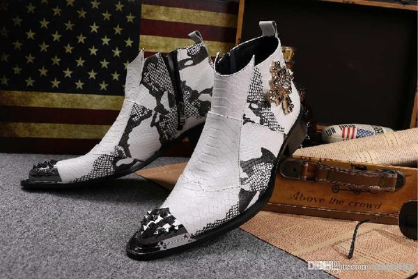 high-high-heeled iron head pointed boots male leather british casual men's shoes hair stylist increased boots, Black
high-high-heeled iron head pointed boots male leather british casual men's shoes hair stylist increased boots, Black