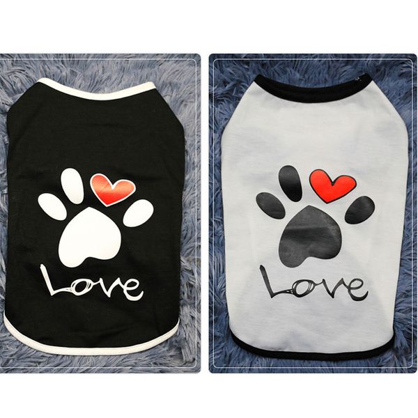 cute paw printed heart love design dog vest clothes soft summer dog shirt puppy dog accessories t-shirt pet vest apparel clothes
cute paw printed heart love design dog vest clothes soft summer dog shirt puppy dog accessories t-shirt pet vest apparel clothes
