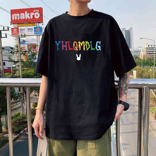 rapper bad bunny basis classic men women t shirt cool harajuku tshirts streetwear summer 90s female t-shirt tee clothes y220214, White;black
rapper bad bunny basis classic men women t shirt cool harajuku tshirts streetwear summer 90s female t-shirt tee clothes y220214, White;black