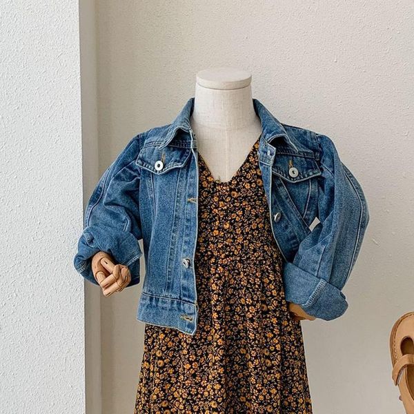 jackets girls denim coats brand spring puff sleeve baby boys jean jacket toddler fashion cool boutique kids clothes, Blue;gray
jackets girls denim coats brand spring puff sleeve baby boys jean jacket toddler fashion cool boutique kids clothes, Blue;gray