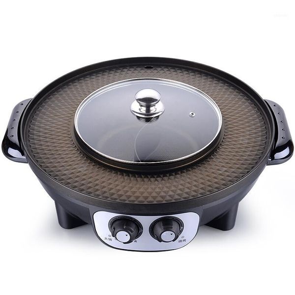 electric cooker smokeless baking pan pot barbecue oven shaving non-stick roasting machine double temperature control switch1
electric cooker smokeless baking pan pot barbecue oven shaving non-stick roasting machine double temperature control switch1