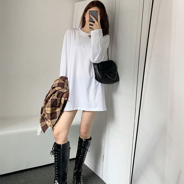 июнь июнь и небольшой износ bunilan белая рыхлый t-shirtwomen весна и осень 2020 пальто футболка с длинным рукавом нового топ с пассивом вер, White
июнь июнь и небольшой износ bunilan белая рыхлый t-shirtwomen весна и осень 2020 пальто футболка с длинным рукавом нового топ с пассивом вер, White
