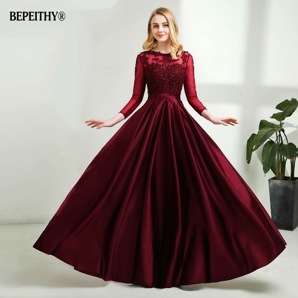 robe de soiree long sleeves burgundry long evening dresses 2020 floor length vintage lace prom dresses lj201123, White;black
robe de soiree long sleeves burgundry long evening dresses 2020 floor length vintage lace prom dresses lj201123, White;black
