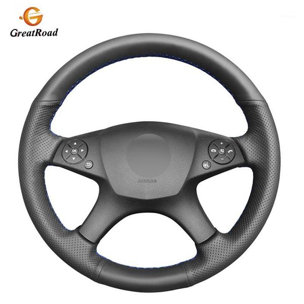 hand-stitched black genuine leather anti-slip car steering wheel cover for w204 c-class 2007-2010 c280 c2301
hand-stitched black genuine leather anti-slip car steering wheel cover for w204 c-class 2007-2010 c280 c2301