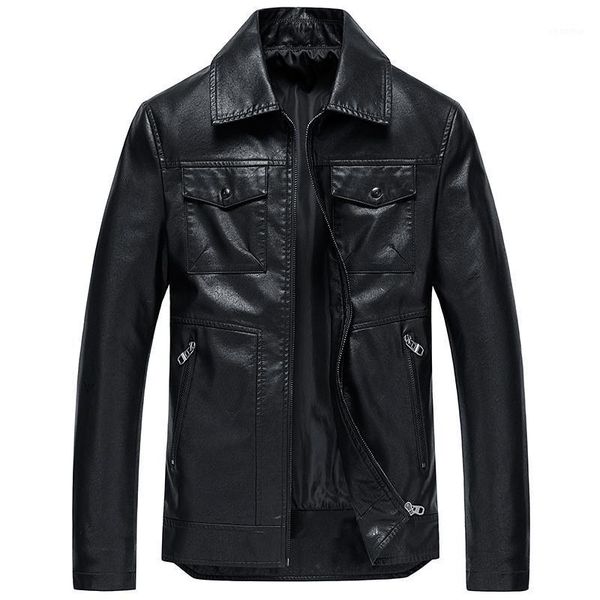 2021 new black motorcycle leather jackets trend slim korean jacket men's thin style autumn men's motorcycle personality jacket1 
2021 new black motorcycle leather jackets trend slim korean jacket men's thin style autumn men's motorcycle personality jacket1