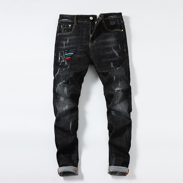 2020 trendy men's 3d embroidered stretch and jeans embroidered jeans slim feet four season fashionable wear out trendy pants odmfq, Blue
2020 trendy men's 3d embroidered stretch and jeans embroidered jeans slim feet four season fashionable wear out trendy pants odmfq, Blue