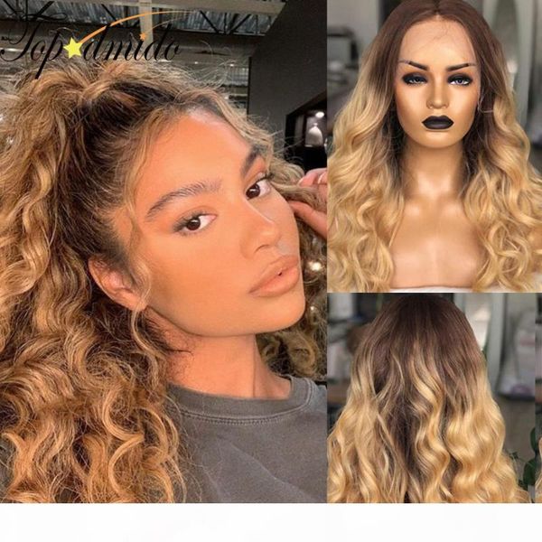 dmido loose wave 13x6 lace front wigs with baby hair ombre honey blonde color brazilian remy human hair wig for women, Black;brown
dmido loose wave 13x6 lace front wigs with baby hair ombre honey blonde color brazilian remy human hair wig for women, Black;brown