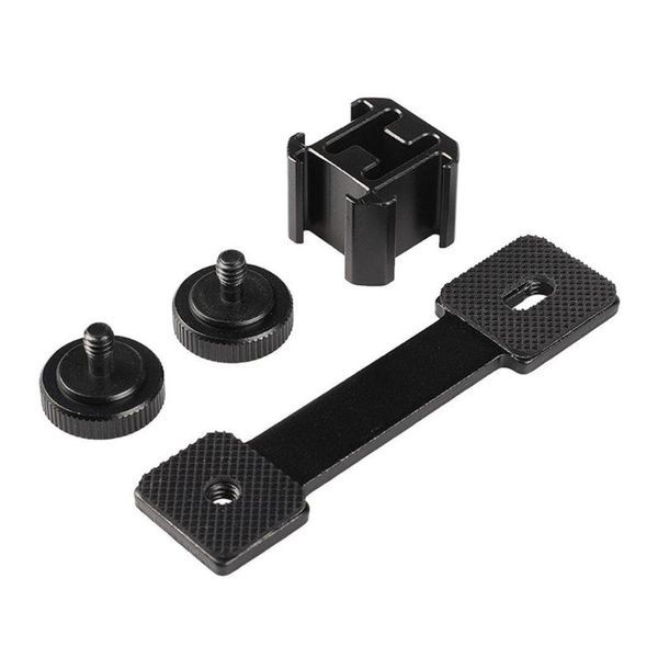 3 in 1 triple shoe mount adapter extension bracket holder for boya by-mm1 microphone stand for zhiyun smooth 4 dji osmo
3 in 1 triple shoe mount adapter extension bracket holder for boya by-mm1 microphone stand for zhiyun smooth 4 dji osmo