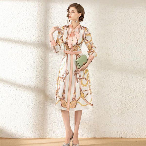 vintage designer chain printed shirt dress women spring elegant bow collar long sleeve high waist long midi dress runway a9511, Black;gray
vintage designer chain printed shirt dress women spring elegant bow collar long sleeve high waist long midi dress runway a9511, Black;gray