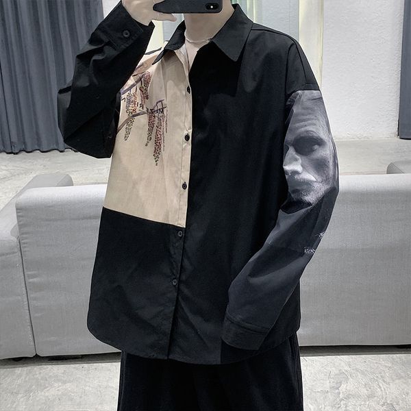 2021 men's shirt spring and winter new fine seam m-5xl leotards young clothes fbmd, White;black
2021 men's shirt spring and winter new fine seam m-5xl leotards young clothes fbmd, White;black