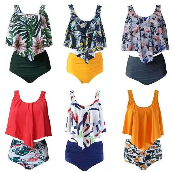 2020 new european and american bikini split lotus edge high waist triangle swimsuit multi color amazon explosive bikini 003
2020 new european and american bikini split lotus edge high waist triangle swimsuit multi color amazon explosive bikini 003