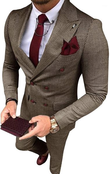 men's business suits 2 pieces double breasted regular fit notch lapel plaid wool prom tuxedos for wedding (blazer+pants)1, White;black
men's business suits 2 pieces double breasted regular fit notch lapel plaid wool prom tuxedos for wedding (blazer+pants)1, White;black