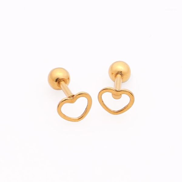 stud small heart earrings cute cool ear piercing jewelry 1 pair1, Golden;silver
stud small heart earrings cute cool ear piercing jewelry 1 pair1, Golden;silver